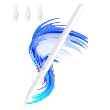 Imagem de Uogic Caneta Stylus para iPad (6º/7º/8º/9/10º, Air 3º/4º/5º/M2, Mini 5º/6º, Pro 27.9 cm/32.8 cm/M4) com rejeição de palma