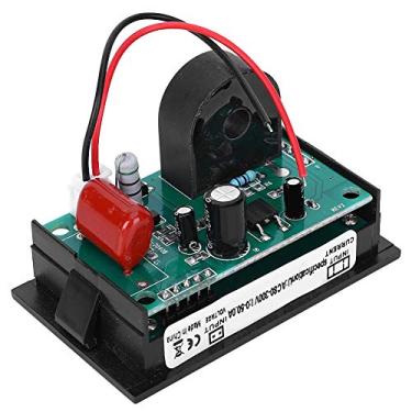 Imagem de Medidor de Corrente de Tensão CA, Tela Dupla AC80-300V 0-50A, Adequada para Caixas de Distribuição, Equipamentos de Ensino, Armários de Distribuição de Energia