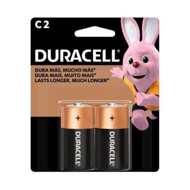 Imagem de Pilha Duracell Alcalina C-Média - Embalagem com 2 Unidades