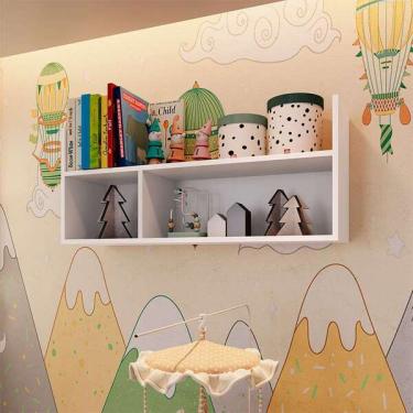 Imagem de Nicho Infantil Favo De Mel Branco 39x90 Cm