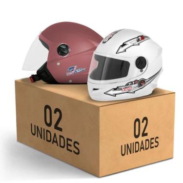 Imagem de Kit 2 Capacete New Liberty 3 Elite + Liberty 4 Kids Feminino Masculino