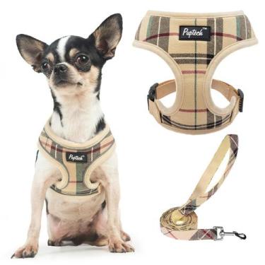 Imagem de Conjunto de arnês e coleira para cães PUPTECK Soft Mesh Comfort Vest X