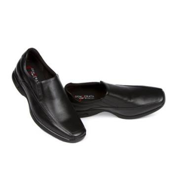 Imagem de Sapato Democrata Smart Comfort Air Stretch Spot 448027, 40, Preto