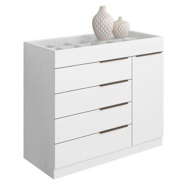 Imagem de Cômoda Sapateira Sevilha 2004147 Branco Brilho - Aramóveis