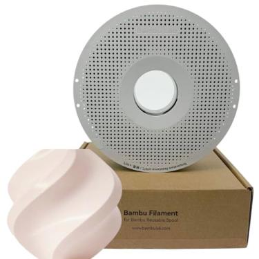 Imagem de Filamento 3d Bambu Lab Pla Básico 1kg 1,75mm Com Carretel Reutilizável Cor Bege 10201