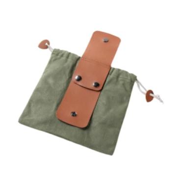 Imagem de UGPLM Bolsa de de frutas para forrageamento Bolsa de caça dobrável Cintura de ferramentas de suspensão para atividades externas Pedra vegetal, Verde