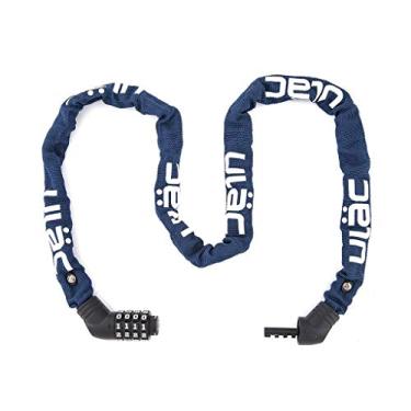 Imagem de ULAC Street Fighter Neo Cadeado de Corrente Combinado, Combinação de 4 Dígitos Antifurto Cadeado de Bicicleta (Marinho)