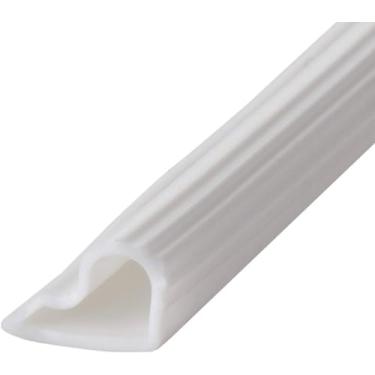 Imagem de TMS – Selo de porta da luz de som e tira autoadesiva para climas de 1,27 cm de largura/rolo de 50,8 cm, 20 Feet Roll, White