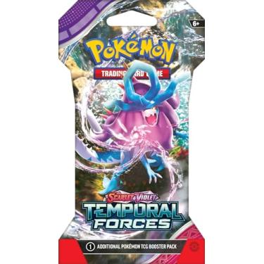 Imagem de Pokemon Jogo De Cartas Colecionáveis Pok Scarlet & Violet 05 Forças Temporais Sleeved Booster