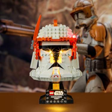 Imagem de BRIKSMAX Kit de iluminação LED para capacete LEGO-75350 Clone Commander Cody – Compatível com Lego Star Wars – Não inclui o conjunto Lego
