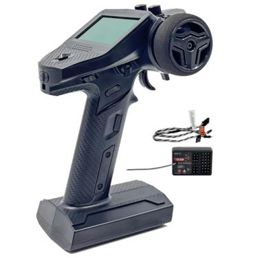 Imagem de Alaohu Flysky FS-G7P 7 Channels RC Transmitter and Receiver FS-R7P 2.4GHz Surface Radio Controller System for RC Crawler, Buggy, Cars and Boats (Upgrade Sponge Steering Wheel)