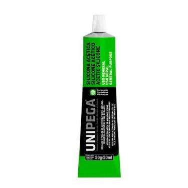 Imagem de Cola silicone transparente acético 50g Unipega