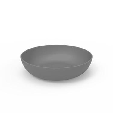 Imagem de Prato Fundo de plastico cinza  Industrial Peso: 87 g Dimensões: 204  2