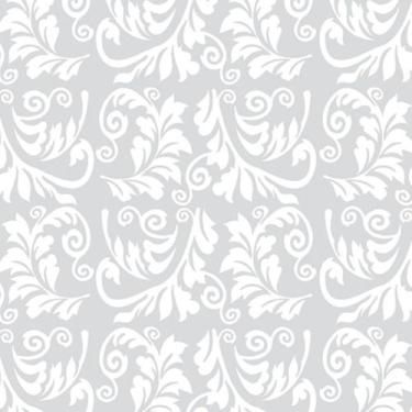 Imagem de Papel de Parede Autoadesivo Contact 45cm x 2 Metros Arabesco Cinza - 2