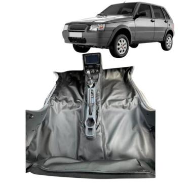 Imagem de Tapete carpete emborrachado fiat uno 1999/13 modelo quadrado - MANOS T