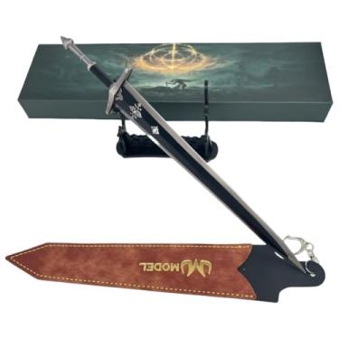 Imagem de Superbuybox Game Elden Ring DLC Shadow of The Erdtree Greatsword of Solitude caixa de presente coleção de jogos de artes marciais decoração de mesa de presente com suporte de exibição