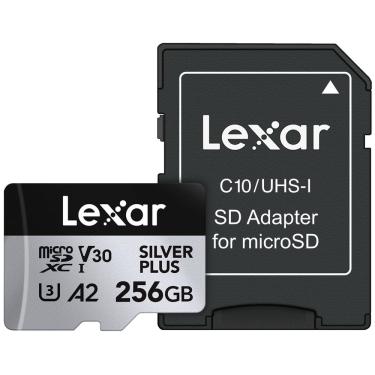 Imagem de Cartão de memória Lexar 256GB Professional Silver Plus microSDXC