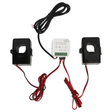 Imagem de Monitor de consumo de medidor de energia inteligente com braçadeira CT