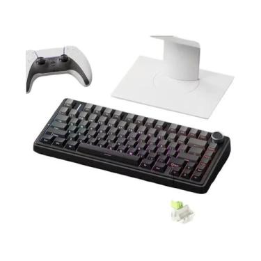 Imagem de Teclado Mecânico Para Jogos RGB AULA F75 24G Sem Fio Bluetooth Com Fio