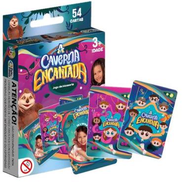 Imagem de Jogo Da Memória 54 Cartas A Caverna Encantada Personagens Da Novela SB