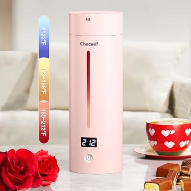 Imagem de CHACEEF Chaleira De Viagem , Elétrica Portátil, 350Ml Pequena Com 5 Predefinições Variáveis, Caldeira Água Quente Aço Inoxidável 304 Desligamento Automático E Proteção Contra Fervura A Seco,