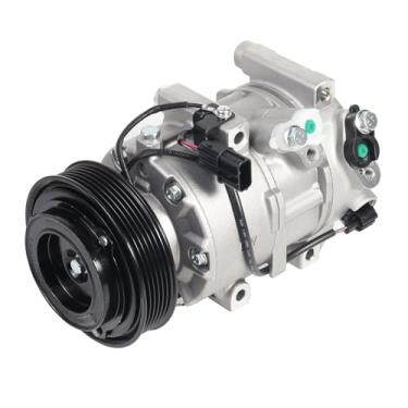 Imagem de Compressor de ar condicionado de carro 977012S500 para Kia Sportage 2.0L/2.4L e 2010-2015 Hyundai Tucson 2.4L AC Compressor com embreagem substitui OE # CO 11231C 178305