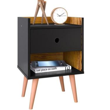 Imagem de Mesa De Cabeceira Mudo Retro Decore Quarto Cama Várias Cores - Beauty 