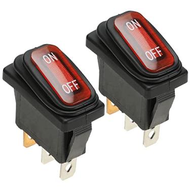 Imagem de GREHUA Interruptor Liga/Desliga Para Scooter Elétrica Razor E300 E100 E200 E325 Rx200 Espark Crazy Cart Dune Buggy Dirt Quad 500 Pocket Mod Mini Chopper 3 Pinos 15A 250V 20A 125V Kcd3 2 Unidades