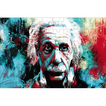 Imagem de Quebra-Cabeça Personalidades Da História Albert Einstein 300 - Coleção