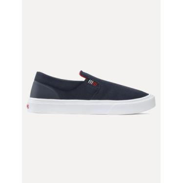 Imagem de Tênis Tommy Hilfiger Masculino Slip On Malcolm 22D Azul Marinho, 38