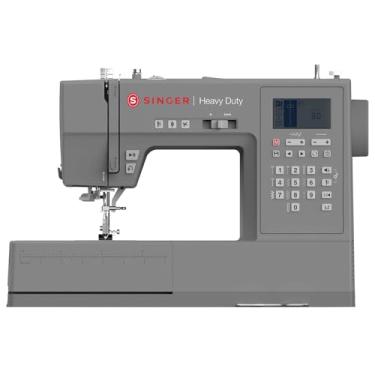 Imagem de Singer HD6805 Máquina de Costura Eletrônica | 300 Pontos, 2 Fontes de letras costuradas, Tela LCD, Botão Start/Stop, Corte de Linha | Braço Livre, Iluminação em LED, DROP & SEW, Bivolt