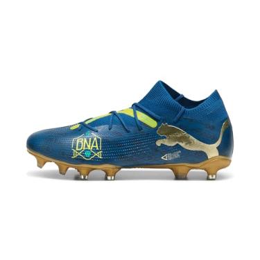 Imagem de PUMA Unissex-Adulto Future 7 Match Bna Fg/Ag, Sailing Blue Marine Blue Pelé amarelo gramado verde dourado, 40 BR