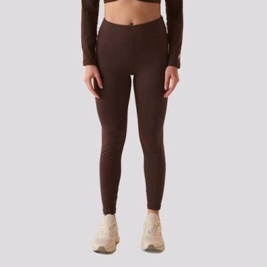 Imagem de Calça Legging Fila Flat Life II Feminina Marrom, M