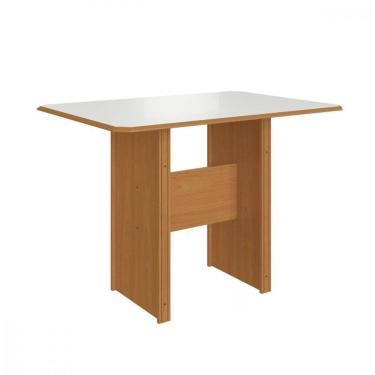 Imagem de Mesa De Jantar Evora 110x76cm Freijo Com Off White Indekes