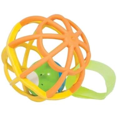 Imagem de Baby Ball Com Luz E Som Laranja E Amarelo - Buba