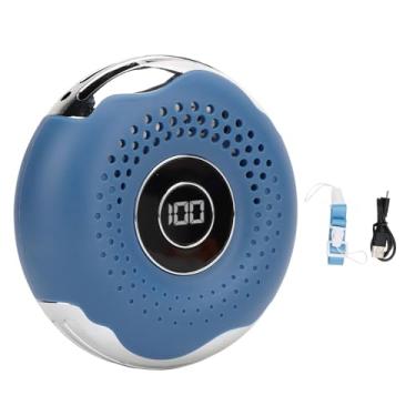 Imagem de RiToEasysports Ventilador de Resfriamento de Colar, Ventilador de Colar Recarregável USB Com Cordão de Bateria de 1200mAh Motor Sem Escova para Viagens de Desktop de Escritório (BLUE)