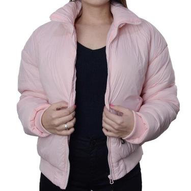 Imagem de Jaqueta Feminina Mosaico Bomber Nylon Rosa - 26010181-Feminino