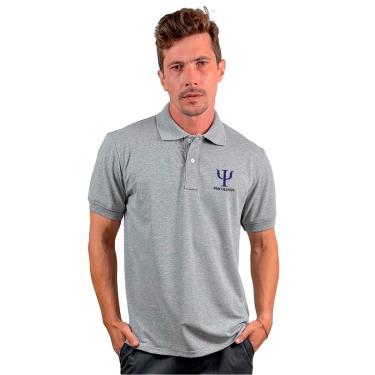 Imagem de Camisa Gola Polo Estampa Psicologia Piquet Masculino-Masculino