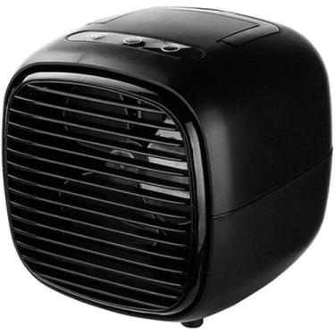 Imagem de Ar Condicionado Portátil Mini Ventilador De Mesa Pessoal Refrigerador De Ar Silencioso Umidificador Para Sala Ao Ar Livre Camping Office Travel, White