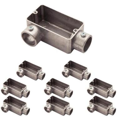 Imagem de 9 Condulete 1/2 Tipo Lr Alumínio S/rosca S/placa Sieg