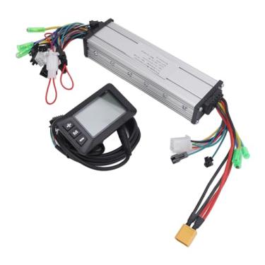 Imagem de Luocute Controlador de Motor Elétrico, 24V 36V 48V 250W 350W Propertição D'água LCD Display Painel Controller Kit para Scooter Elétrica, Controle de Acionamento Duplo do Motor Sem