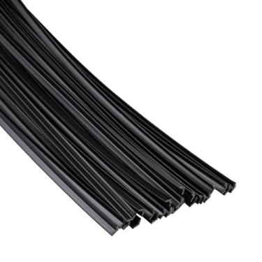 Imagem de Haste de solda de plástico de polipropileno, haste de canto, 30 pés, preta