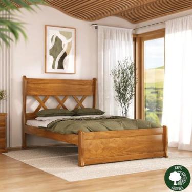Imagem de Cama X king 100% madeira maciça - Moveis Nathalia