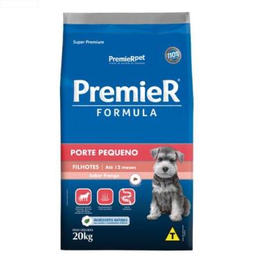 Imagem de Ração Premier Cães Filhotes Raças Pequenas Frango 20kg