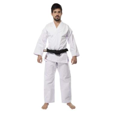 Imagem de Kimono Karate Lonado K10, Branco, Adulto, A0