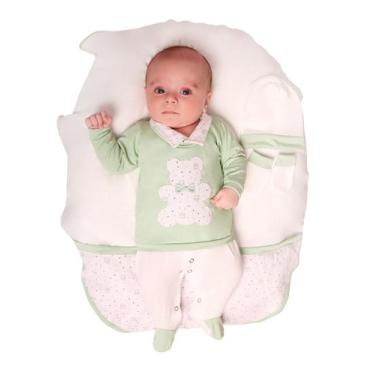 Imagem de Saída Maternidade Menino Nobreza Casaco 5 peças Roupas de Bebê - João 