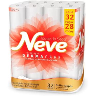 Imagem de PAPEL HIGIENICO NEVE FOLHA DUPLA FARDO COM 32 ROLOS DE 30M