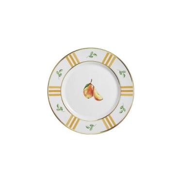 Imagem de Conjunto com 6 Pratos de Sobremesa Fall Filete Ouro Ø21cm - Alleanza C