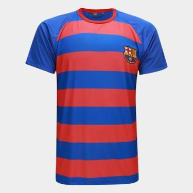 Imagem de Camisa Barcelona Masculina - Balboa, Azul, Vermelho, G