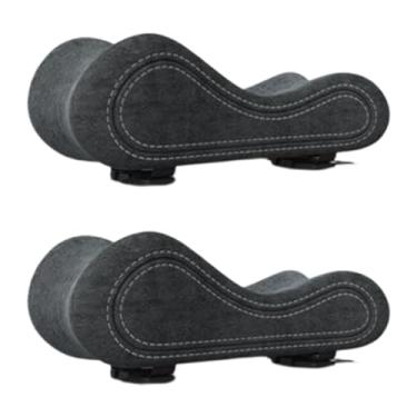 Imagem de Milageto Almofadas para braço de cadeira de escritório, 2 peças, cotovelo, antebraço, suporte ergonômico, espuma de memória, apoio de braço para mesa de